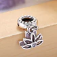 Charm Dije Plata 925 Flor de Loto - Miniatura 3