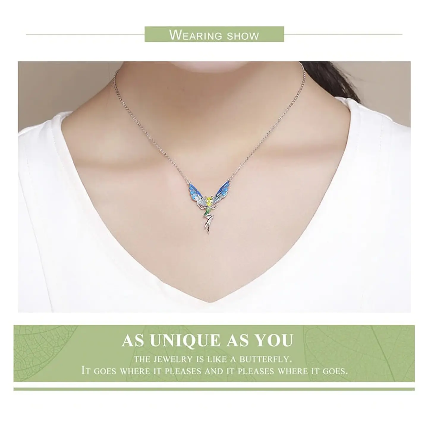 Collar Plata 925 Hada Con Circones 5