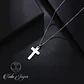 Colgante Collar Cruz Acero - Miniatura 3