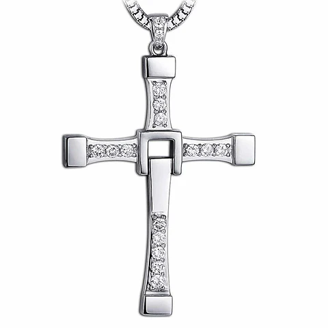 Colgante Cruz de Dominic Toretto Acero 75x45mm
