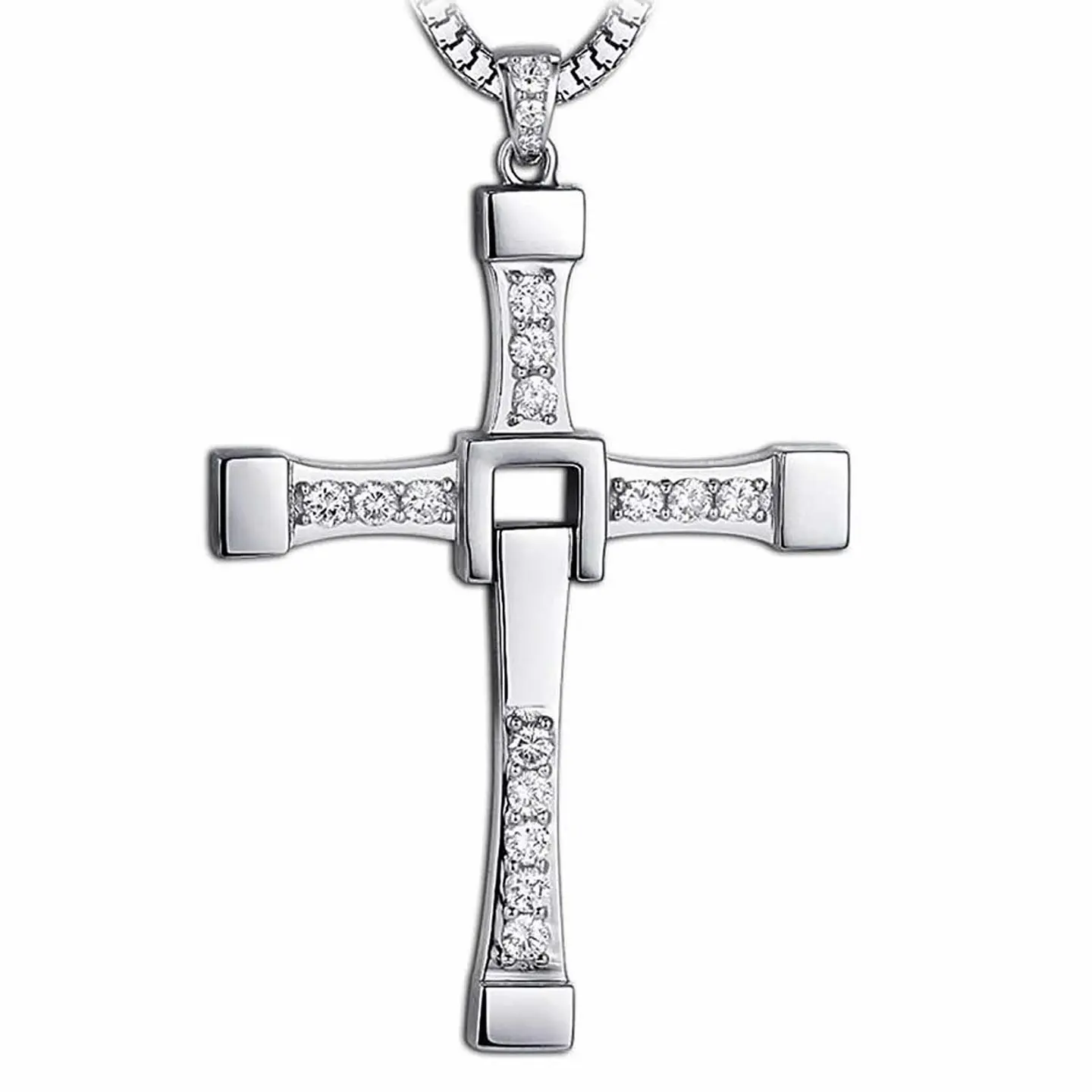 Colgante Cruz de Dominic Toretto Acero 75x45mm 1