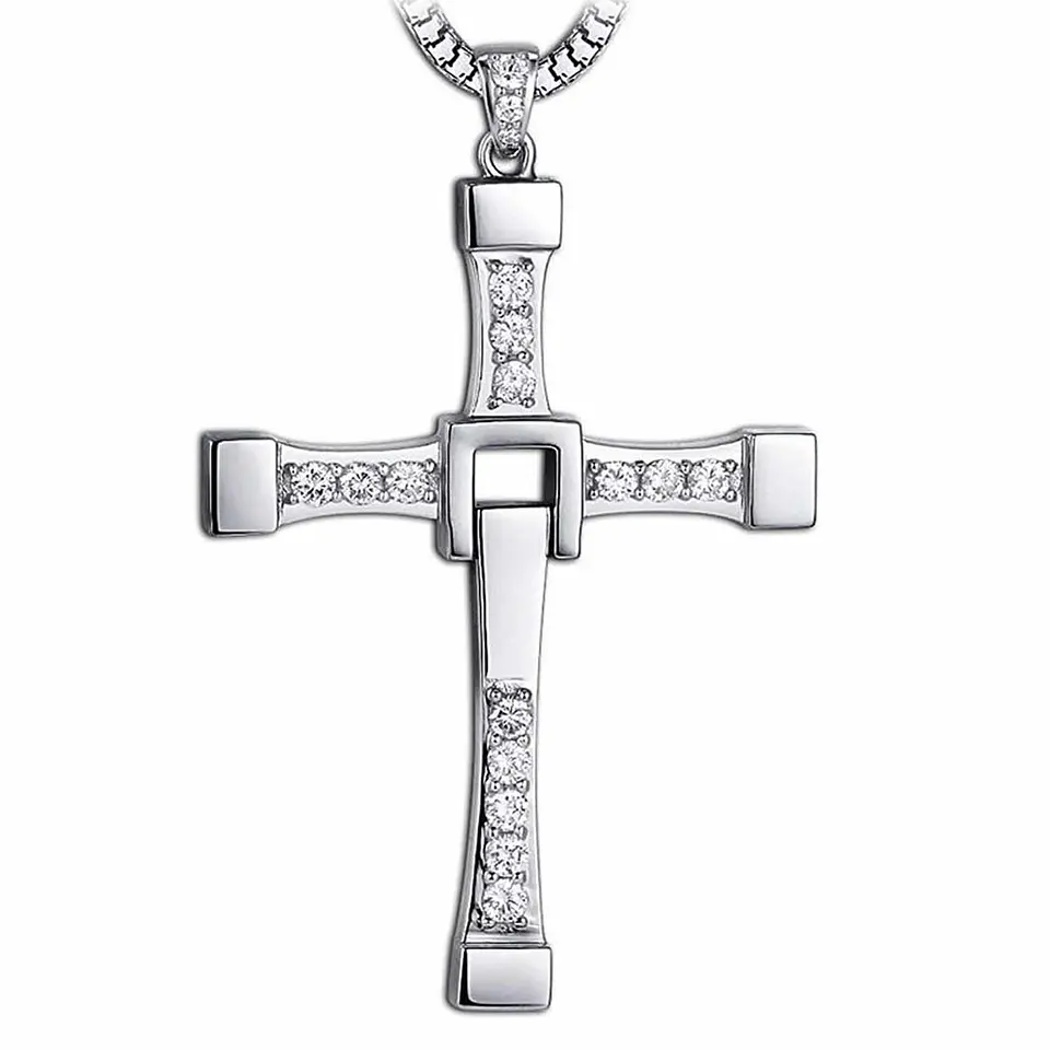 Colgante Cruz de Dominic Toretto Acero 75x45mm 1
