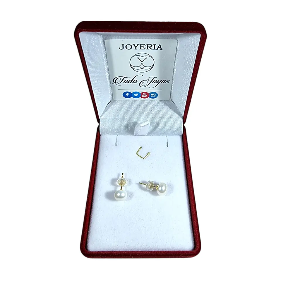 Aros Plata 925 Perla Cultivada 2