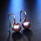 Aros Plata 925 Perla Morado - Miniatura 3