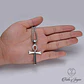 Cruz Egipcia Ankh Acero 50mm Con Cadena 60cm - Miniatura 2