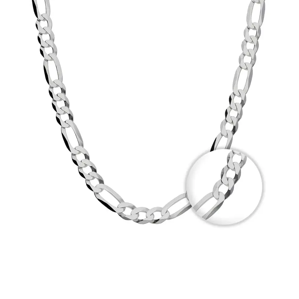 Cadena Plata 925 6mm 60cm Modelo Cartier 1