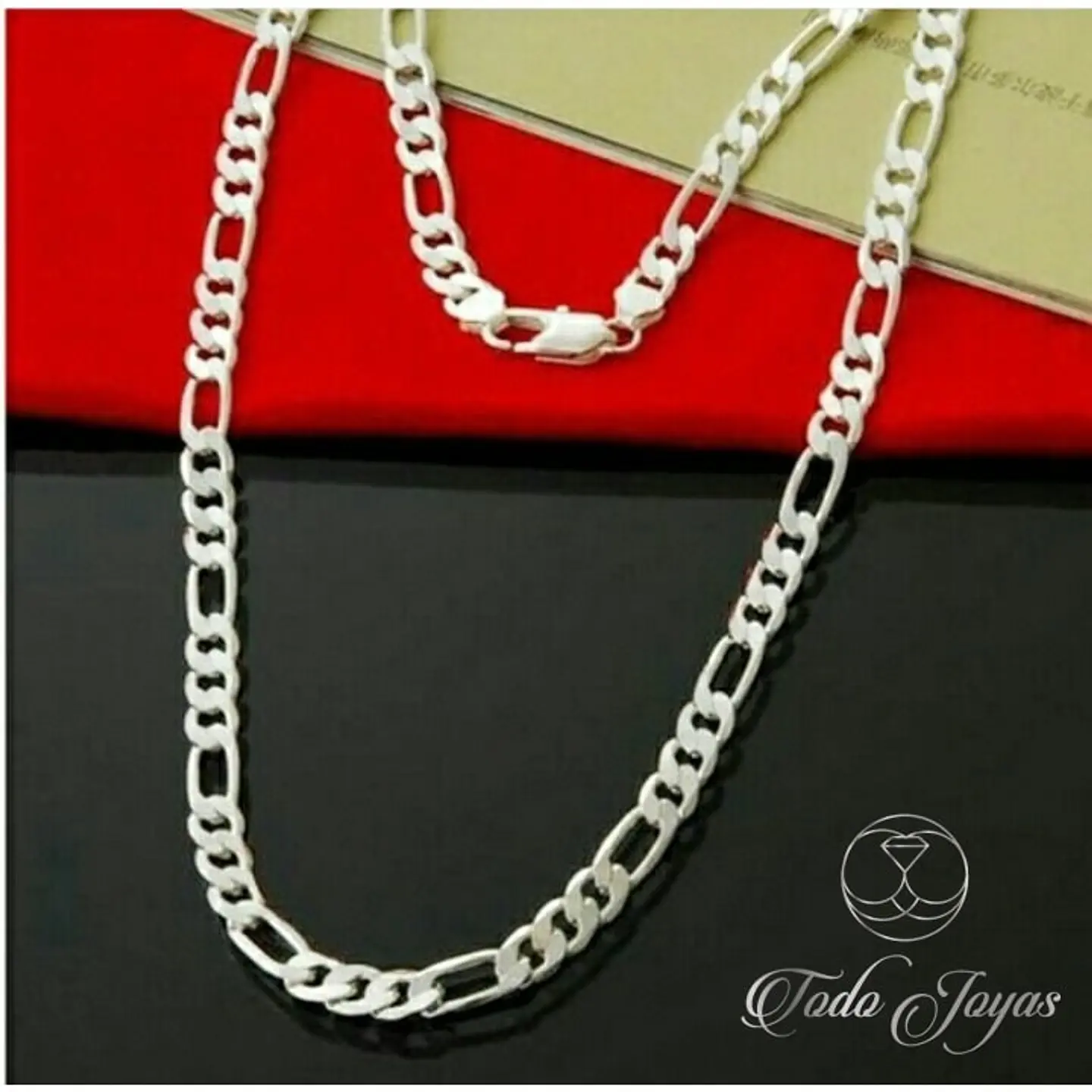 Cadena Plata 925 4mm 60cm Modelo Cartier 2