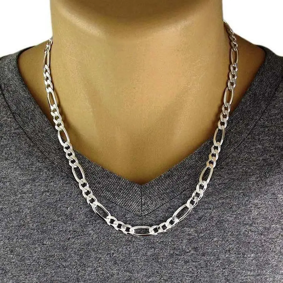 Cadena Plata 925 6mm 60cm Modelo Cartier 3