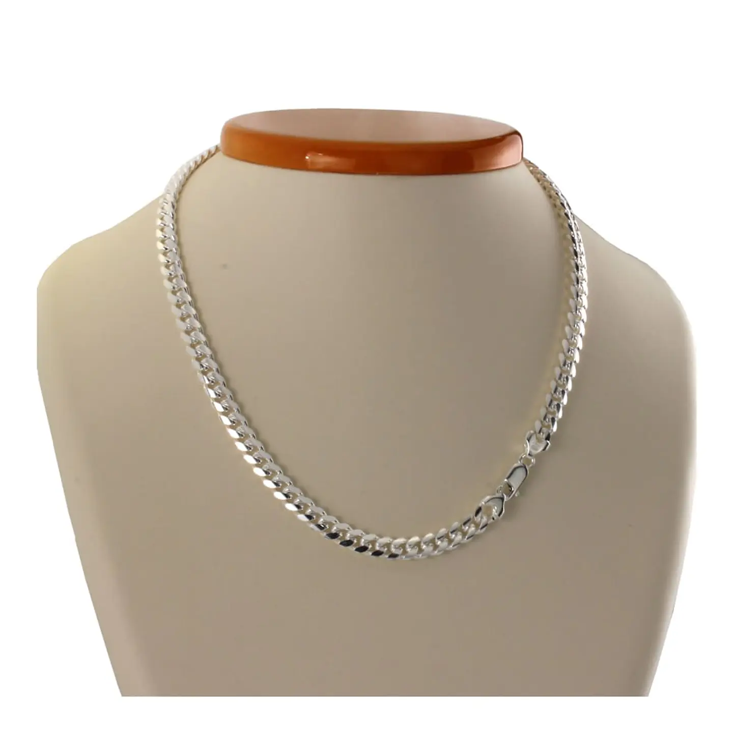 Cadena Plata 925 6mm 60cm Modelo Grumet 3