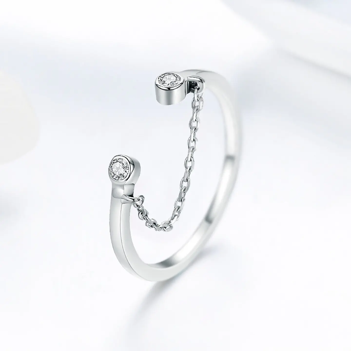 Anillo Plata 925 Arco con Circones 5