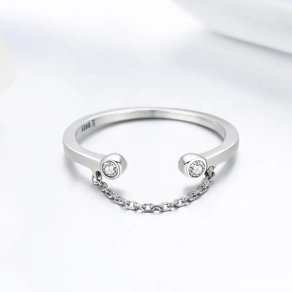 Anillo Plata 925 Arco con Circones 6