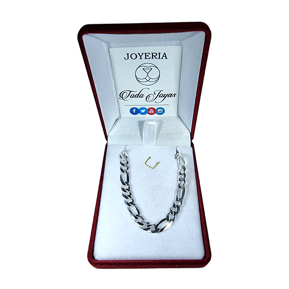 Cadena Plata 925 5mm 50cm Unisex Grumet 2