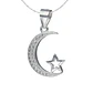 Collar Plata 925 Luna y Estrella - Miniatura 1
