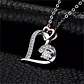 Collar Plata 925 Corazon en Corazon - Miniatura 5