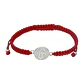 Pulsera Plata 925 Hilo Rojo Trenzado San Benito 923 - Miniatura 1