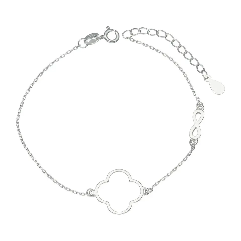 Pulsera Plata 925 Cruz Infinito 1