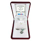 Prendedor Plata 925 Bebe San Benito Verde - Miniatura 2