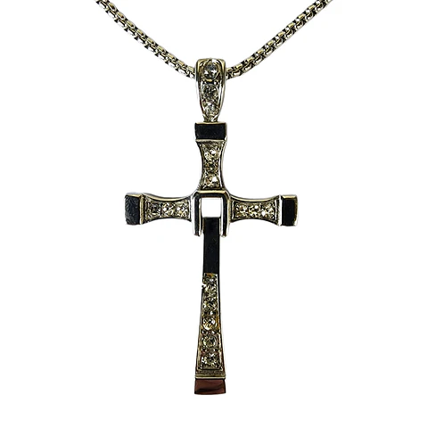 Collar Cruz de Dominic Toretto Acero 62x32mm