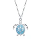 Collar Plata 925 Tortuga Marina - Miniatura 1