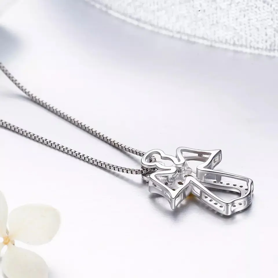 Collar Plata 925 Angel Guardian 4