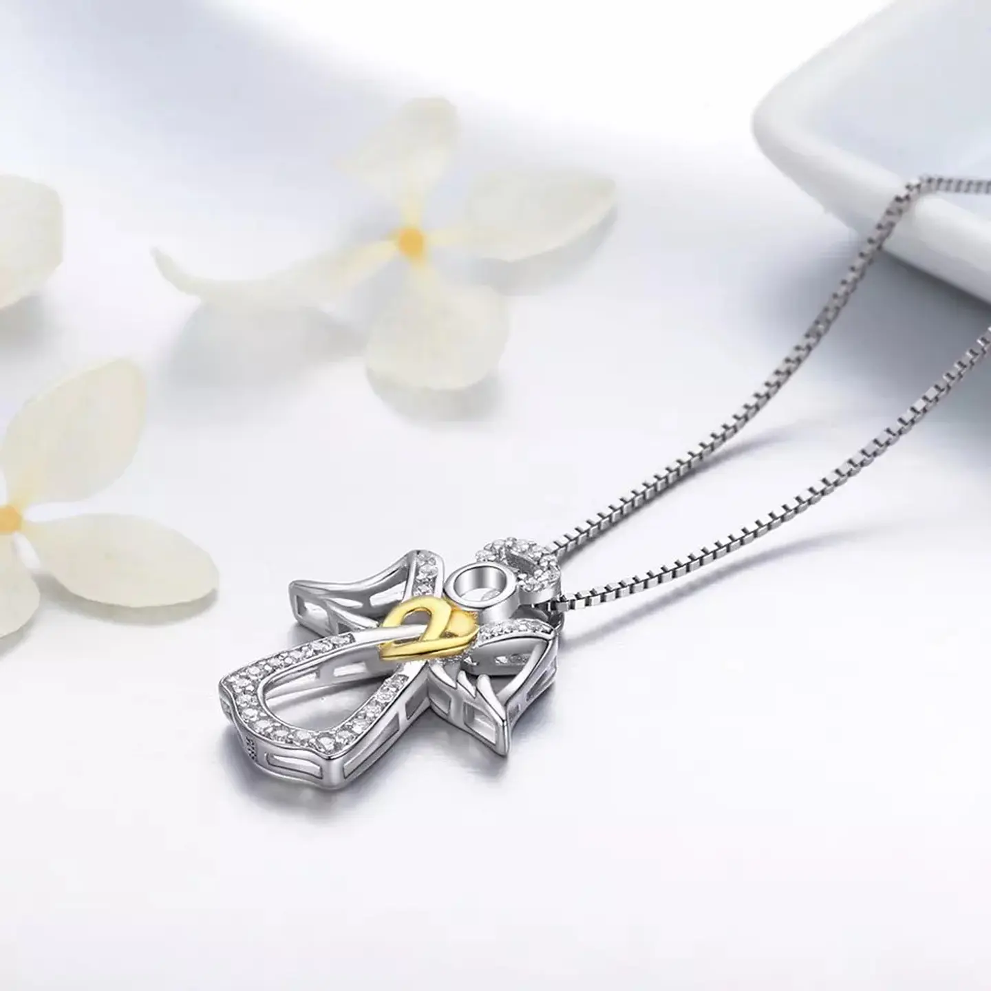 Collar Plata 925 Angel Guardian 5