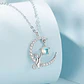 Collar Plata 925 Gato en Luna y Estrella - Miniatura 4