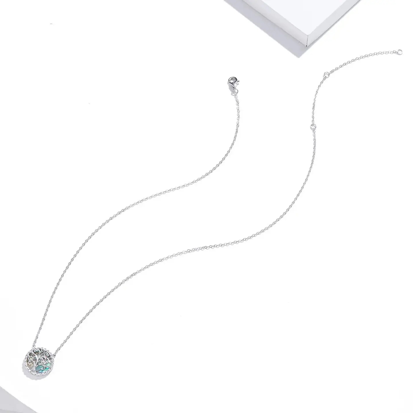 Collar Plata 925 Arbol Opal 6