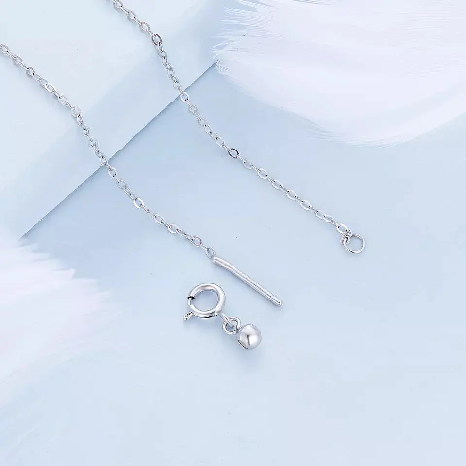 Collar Plata 925 Gato en Luna y Estrella 7