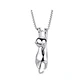 Collar Gato Golgante Plateado - Miniatura 1