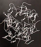 Pack 200 Ganchos Para Aros Plateados Bolita - Miniatura 5