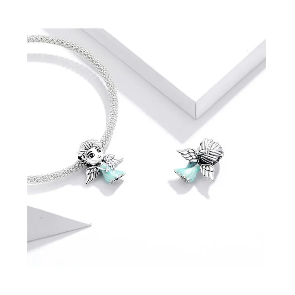 Charm Dije Plata 925 Hada de Hielo 3