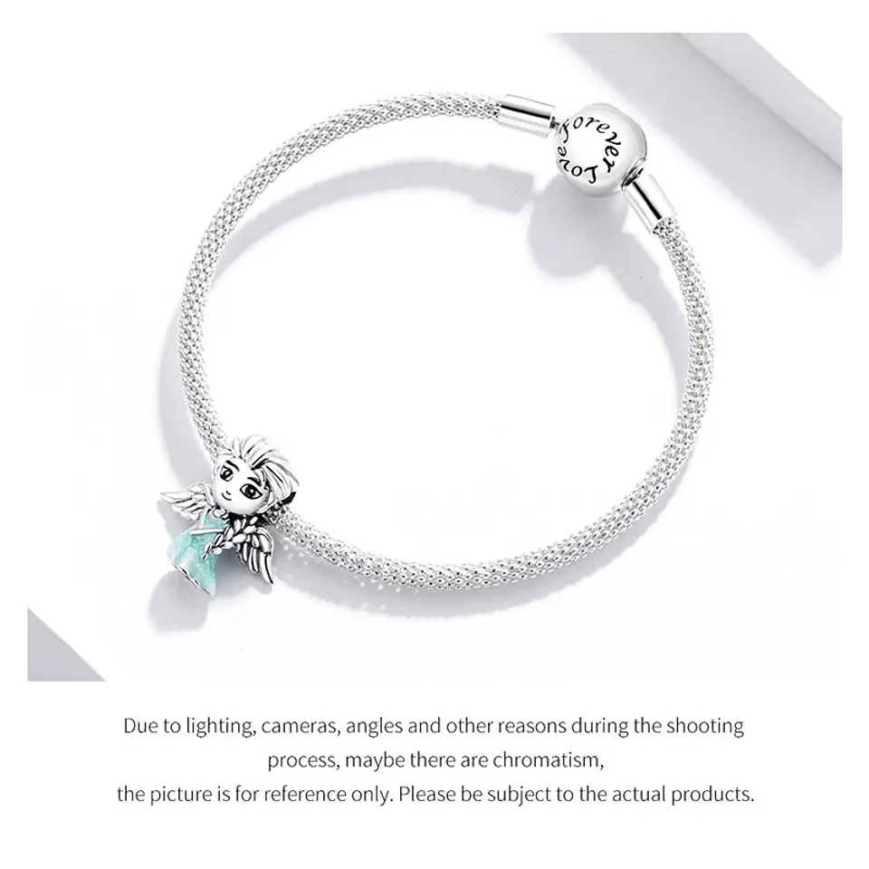 Charm Dije Plata 925 Hada de Hielo 4