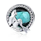 Charm Dije Plata 925 Sirena Cristal - Miniatura 1