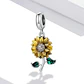 Charm Dije Plata 925 Flor Girasol Sunflower - Miniatura 5