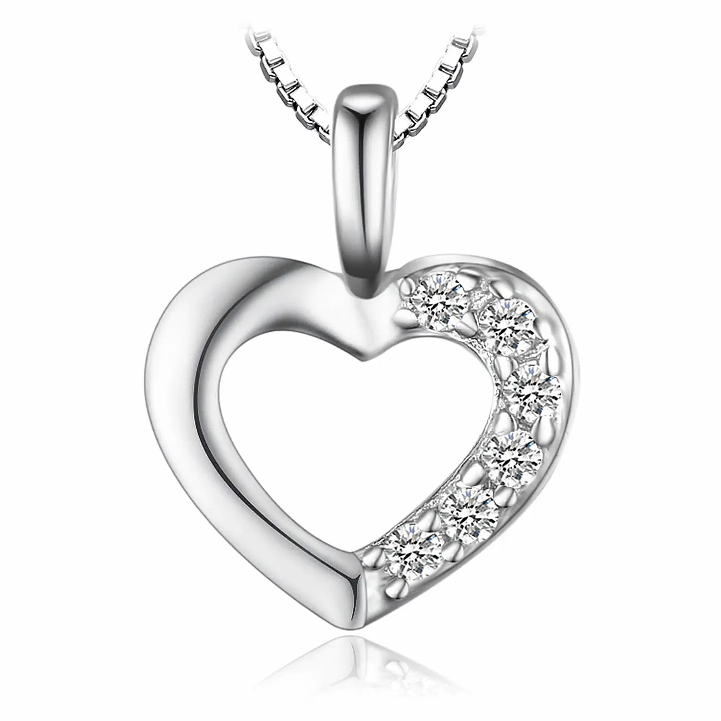 Collar Plata 925 Mini Corazon  1