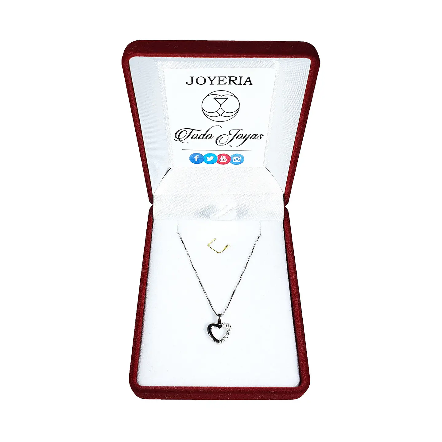 Collar Plata 925 Mini Corazon  2