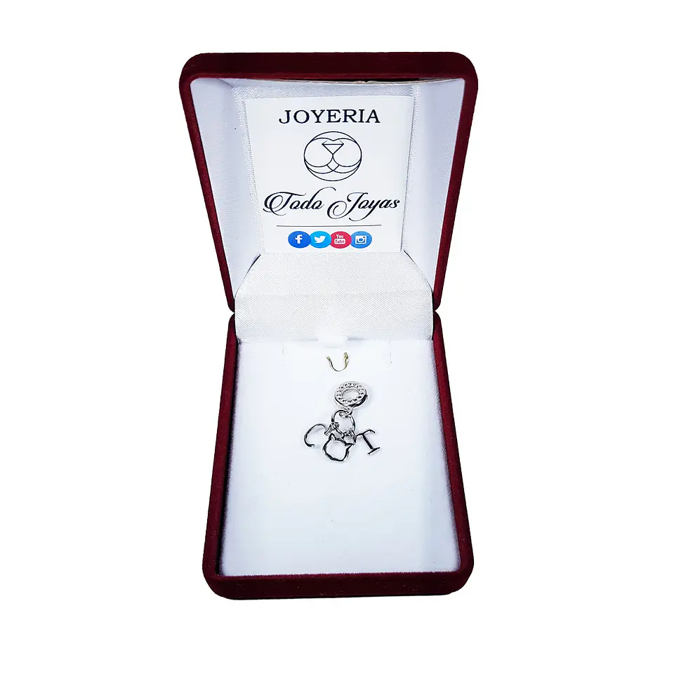 Charm Dije Plata 925 Cat Gato  2