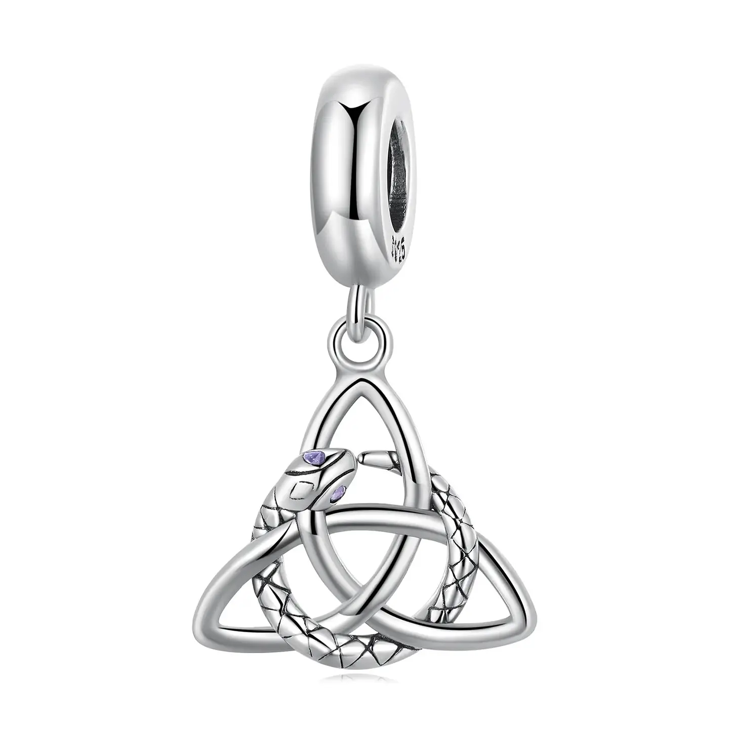 Charm Dije Plata 925 Triqueta Celta Snake 1