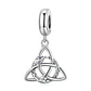 Charm Dije Plata 925 Triqueta Celta Snake - Miniatura 1