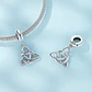 Charm Dije Plata 925 Triqueta Celta Snake - Miniatura 5