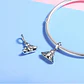 Charm Dije Plata 925 Ave Pajaro Mama Hijo - Miniatura 2