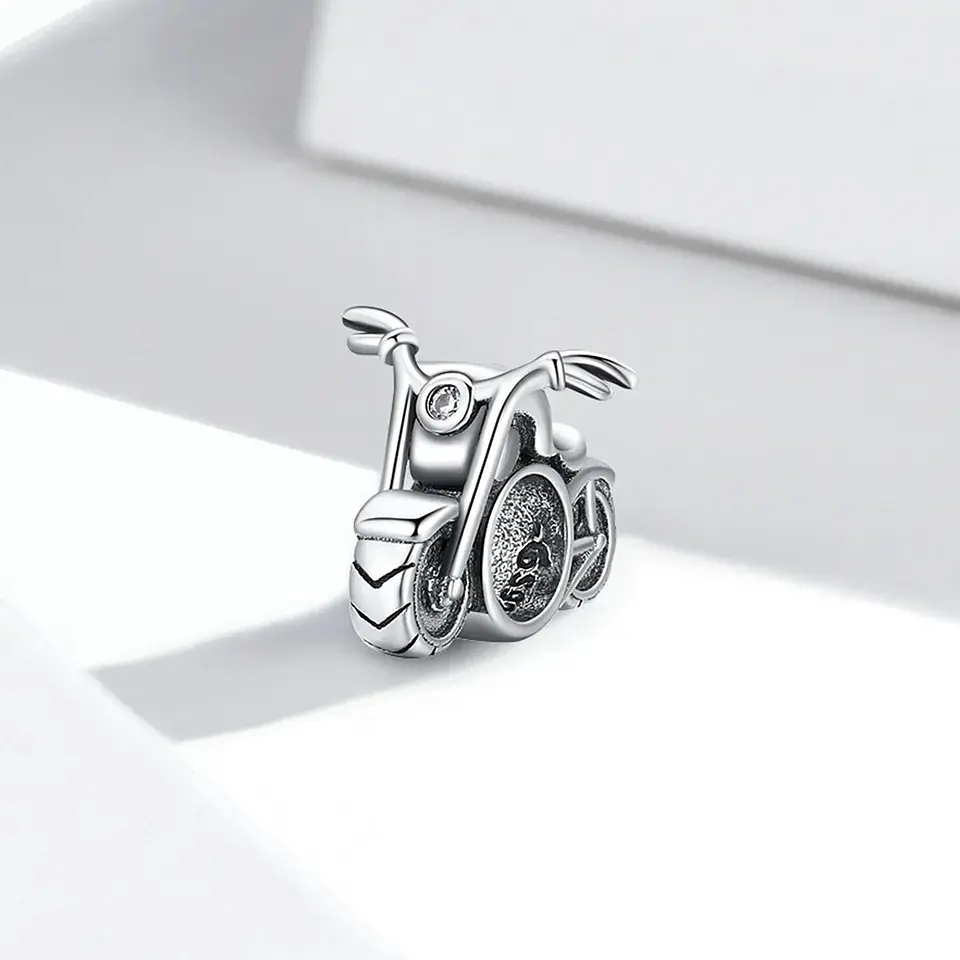 Charm Dije Plata 925 Moto Clasica 5