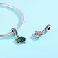Charm Dije Plata 925 Tortuga Verde - Miniatura 3