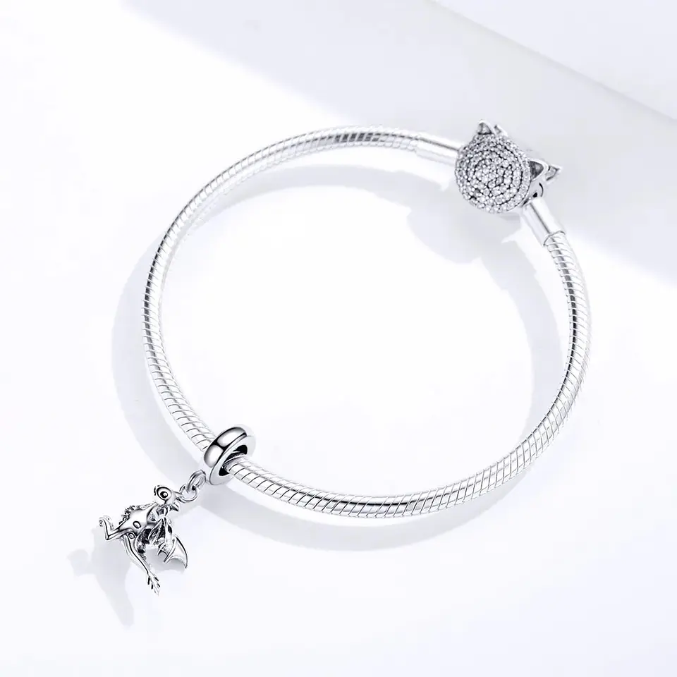 Charm Dije Plata 925 Dragon Silver  2