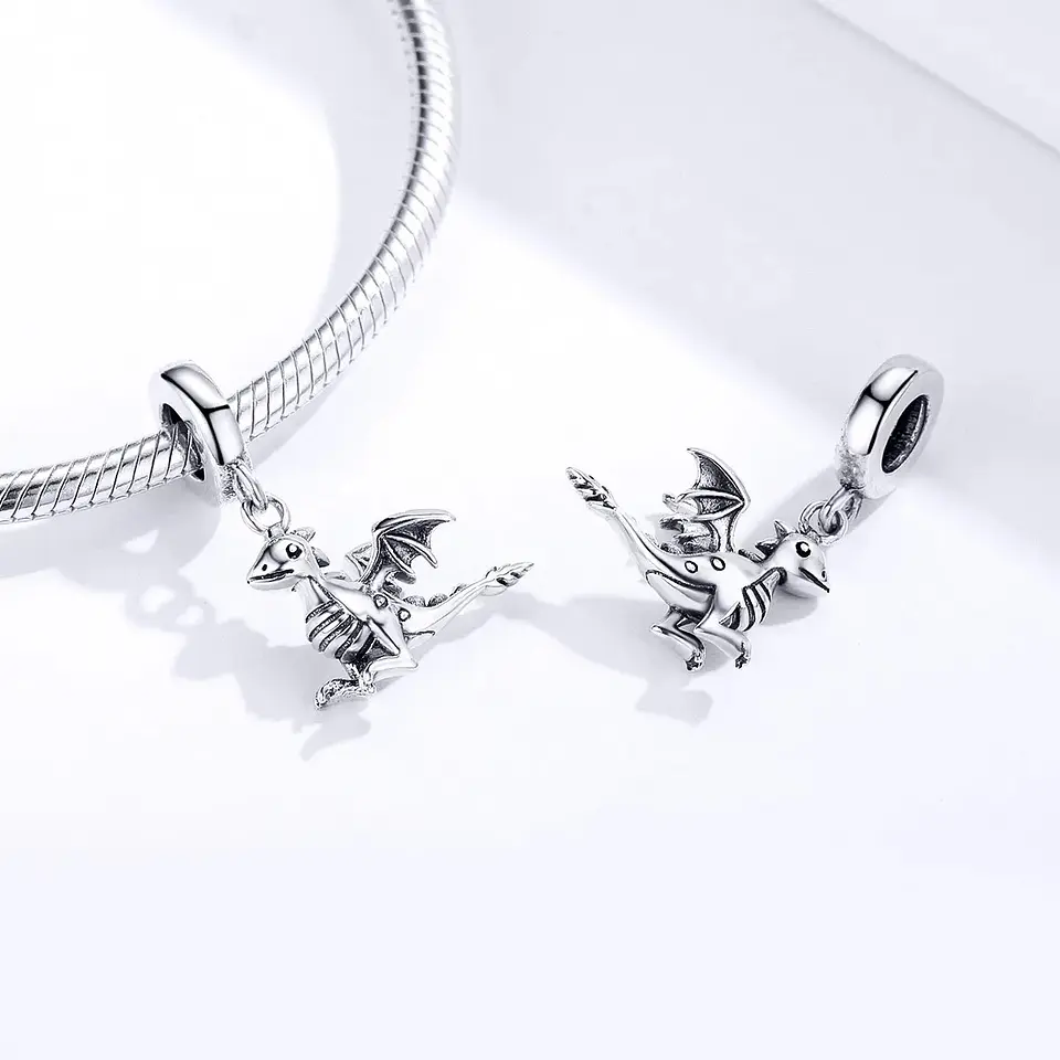 Charm Dije Plata 925 Dragon Silver  3