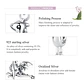 Charm Dije Plata 925 Dragon Silver  - Miniatura 6