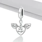 Charm Dije Plata 925 Corazon Alas My Angel - Miniatura 5