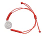 Pulsera Hilo Rojo Trenzado San Benito Acero - Miniatura 2