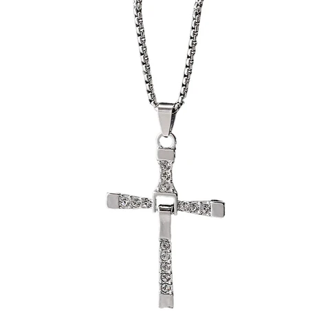 Collar Cruz de Dominic Toretto Acero 50x30mm