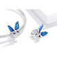 Charm Dije Plata 925 Mariposa Azul - Miniatura 4